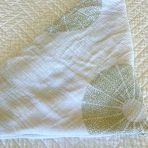 Aden and Anais organic cotton muslin swaddle blanket